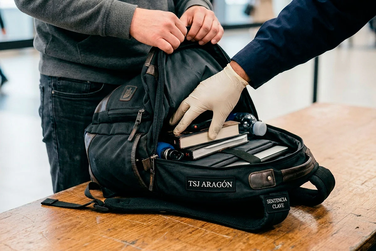 Registros en el trabajo de mochila